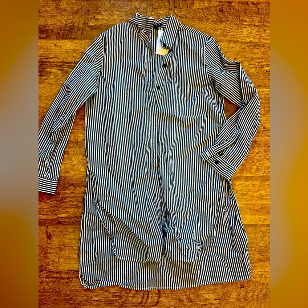 Velvet Heart Stripped Collared Dress Size Small